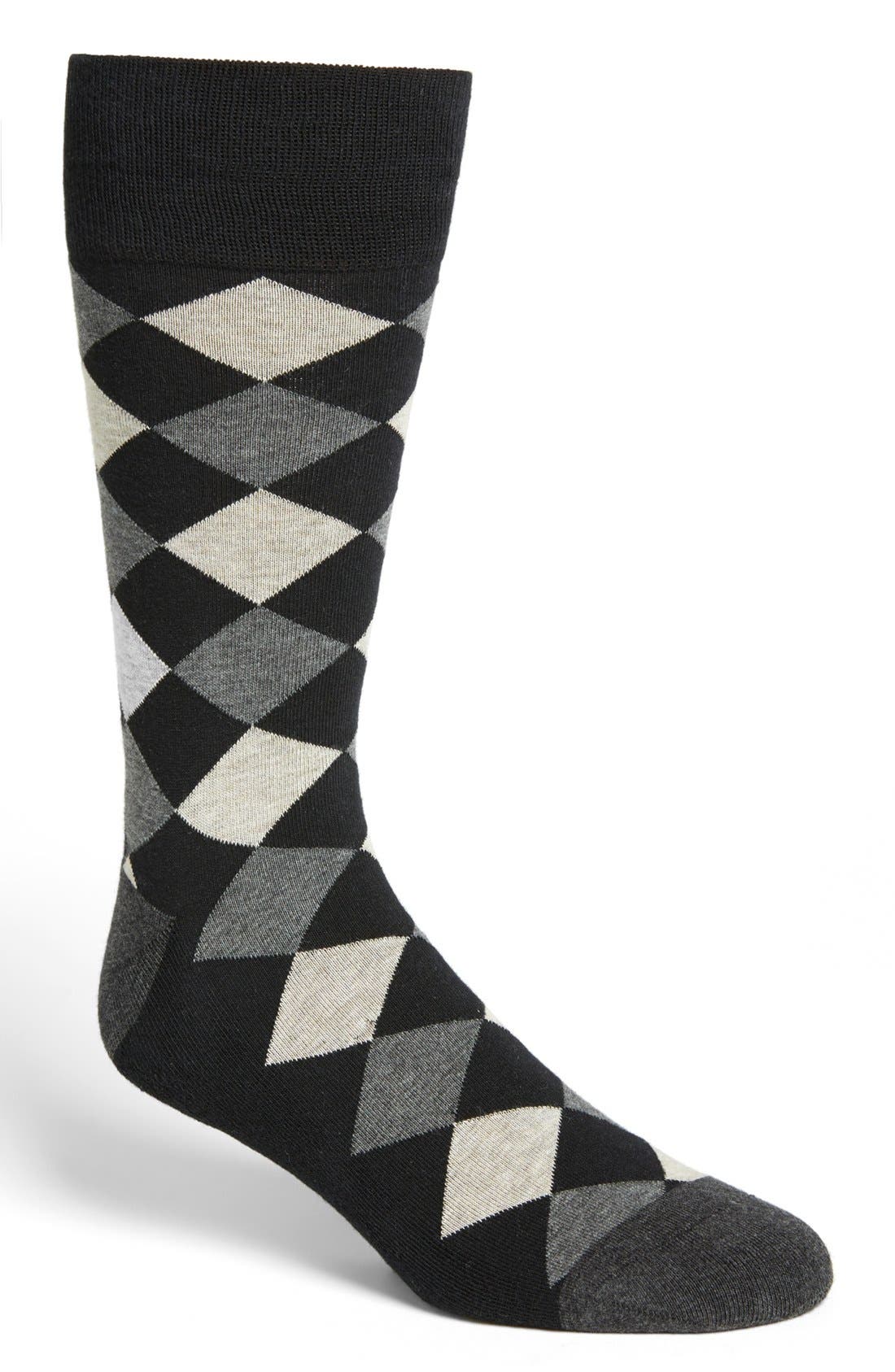 Nordstrom Cushion Foot Diamond Socks (Men) (3 for 30) Nordstrom
