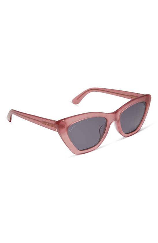 Shop Diff Camila 56mm Gradient Square Sunglasses In Guava / Grey
