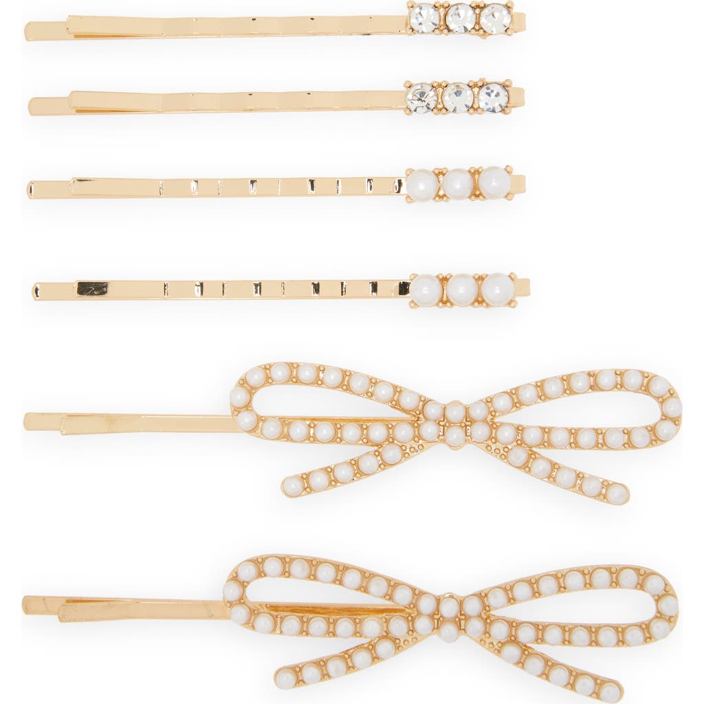 Bp. Set Of 6 Fancy Bobby Pins In Ivory