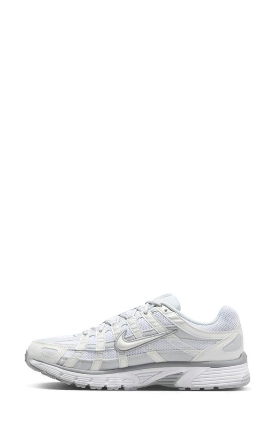 Shop Nike P-6000 Sneaker In Metallic Summit White/ White