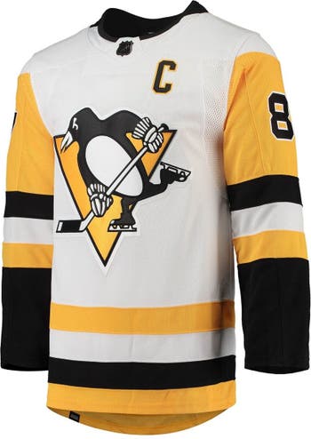 Men's Pittsburgh Penguins Sidney Crosby adidas Gold Alternate Authentic  Player Jersey