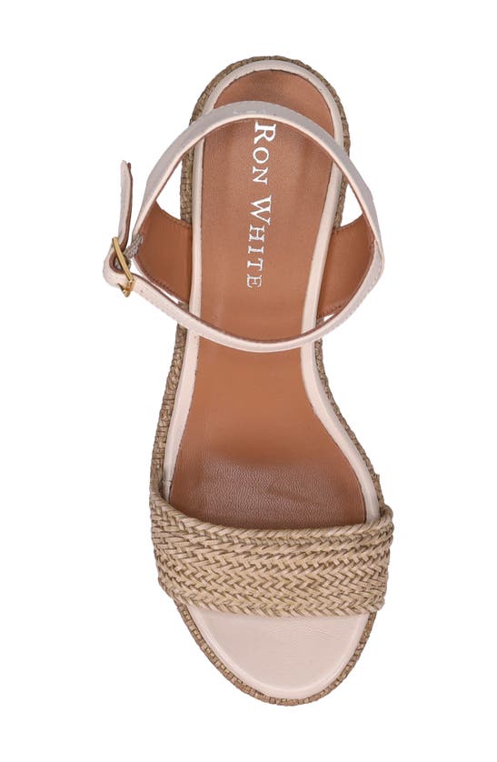 Shop Ron White Shelly Platform Wedge Sandal In Ivory