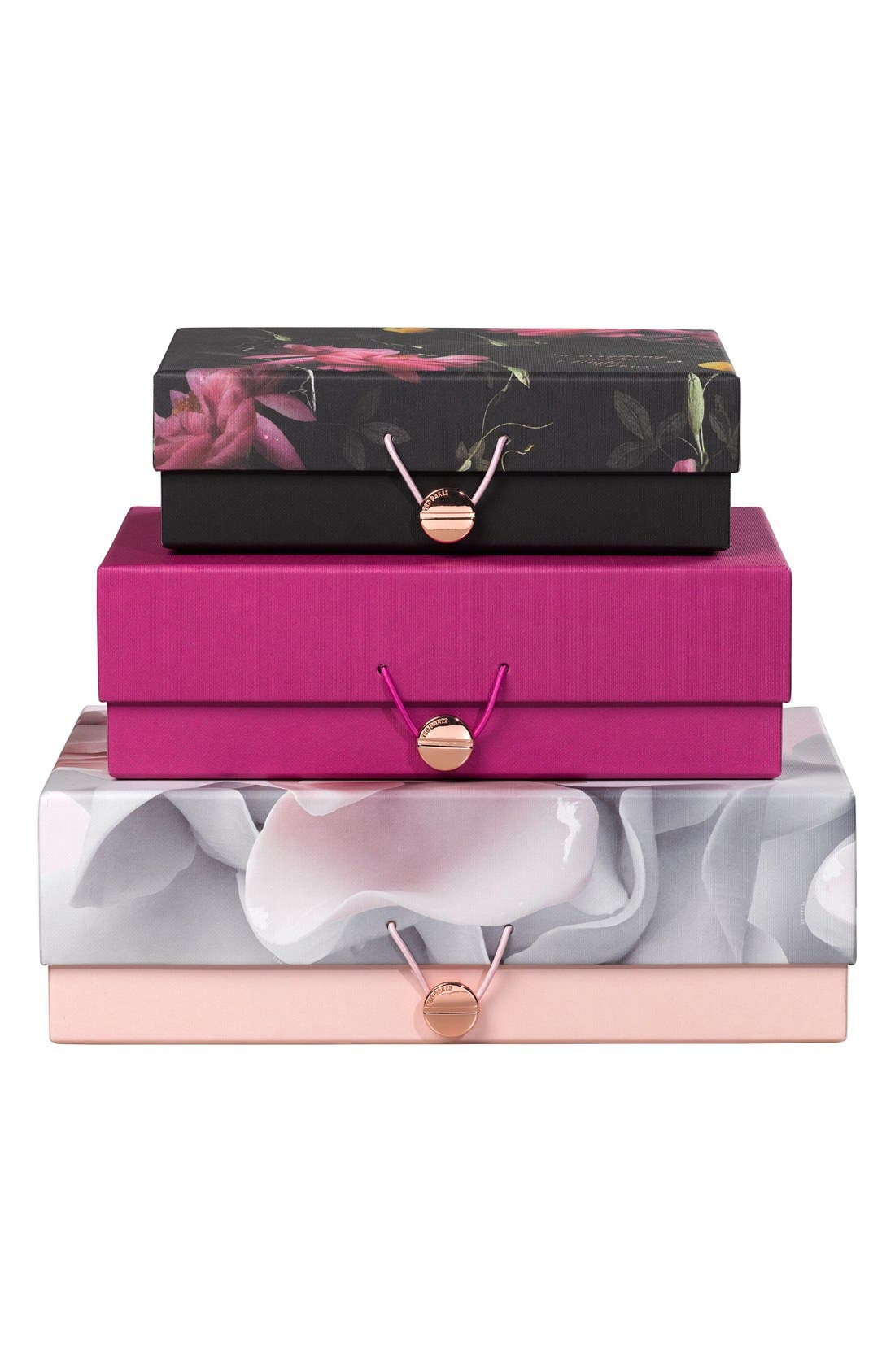 Wild and Wolf x Ted Baker London Set of 3 Citrus Bloom Nesting Storage Boxes Nordstrom