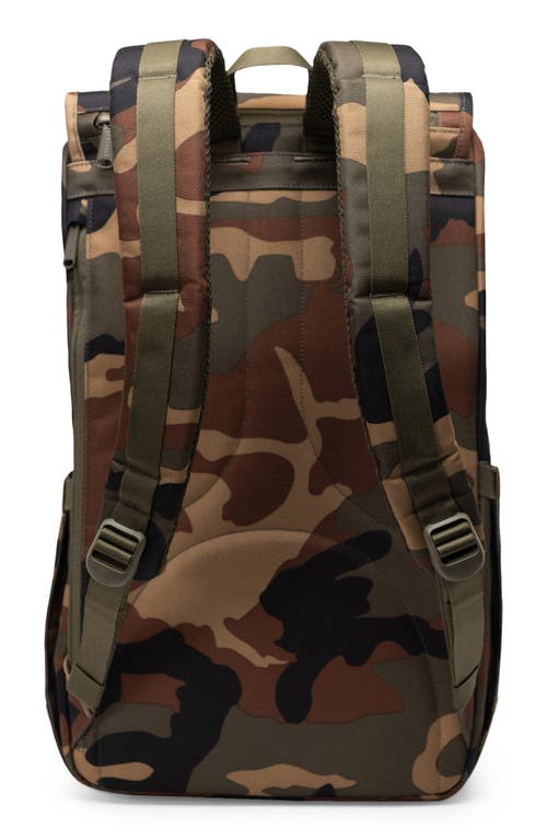 Shop Herschel Supply Co . Little America Backpack In Woodland Camo