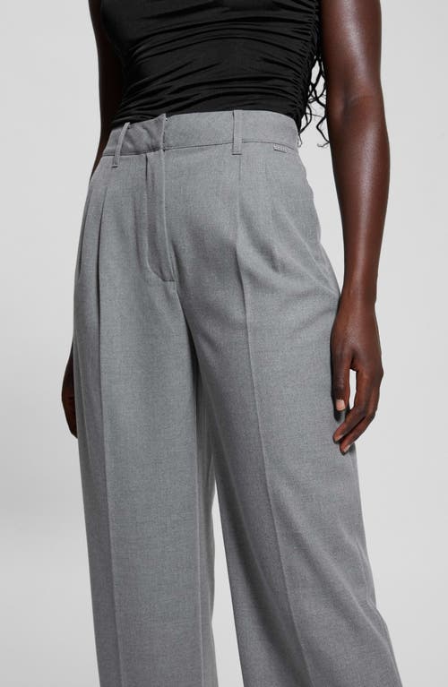 Shop Guess Doris Perfect Pants In Cloudy Grey Heather