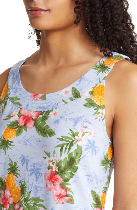 Tommy Bahama Marina Beach Blooms Shift Dress In Blue Muscari | ModeSens