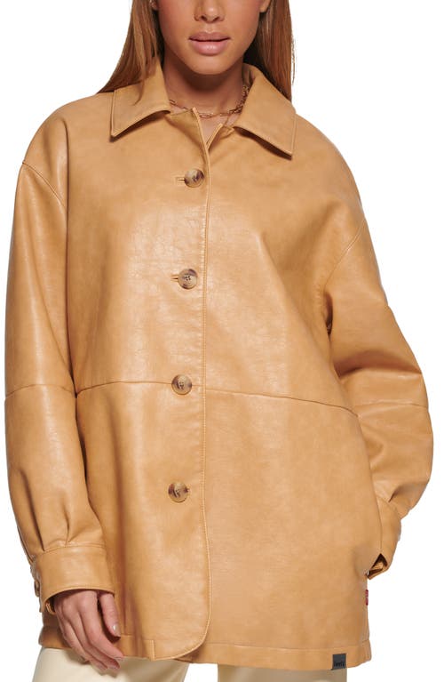 levi's Oversize Faux Leather Relaxed Jacket at Nordstrom,