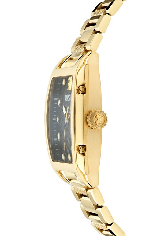 Shop Versace Dominus Bracelet Watch, 44mm X 36mm In Ip Yellow Gold