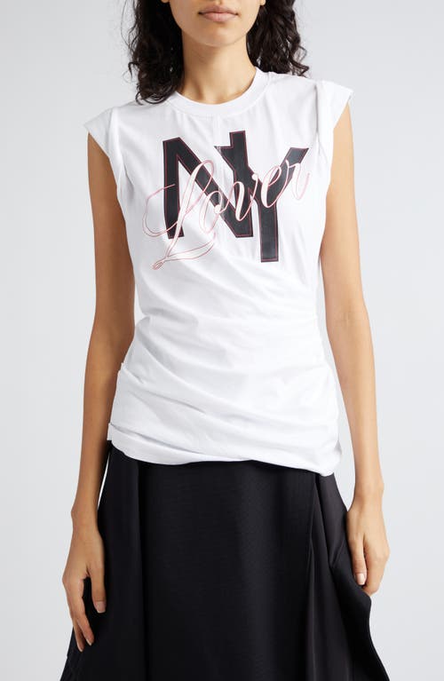 3.1 Phillip Lim NY Lover Jersey Top White at Nordstrom,