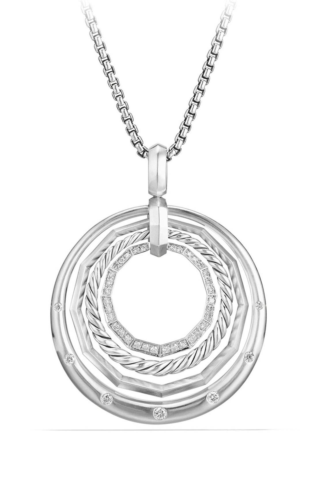 David Yurman Stax Diamond Pendant Necklace Nordstrom