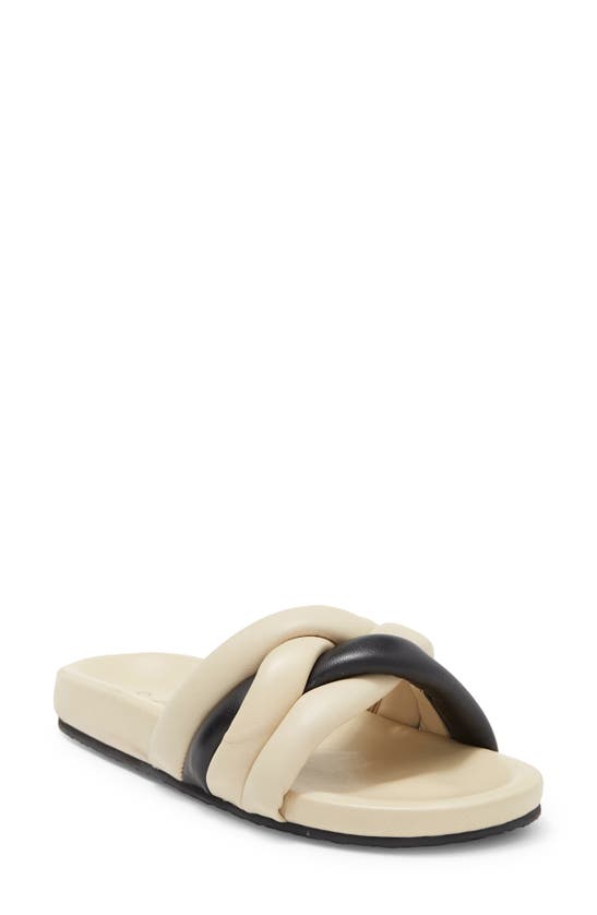 Seychelles Low Key Sandal In Ivory/ Black