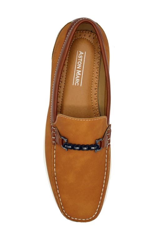 Aston Marc Crosby Bit Loafer In Tan