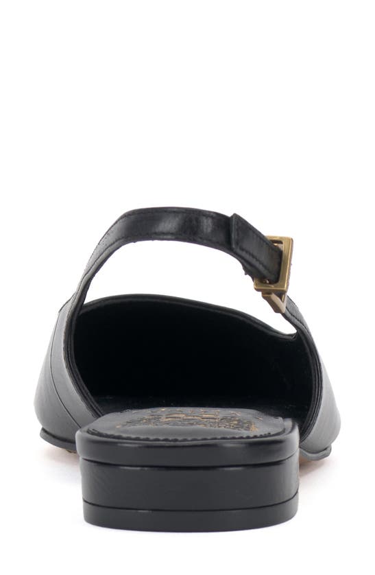 Shop Vince Camuto Sashea Slingback Flat In Black