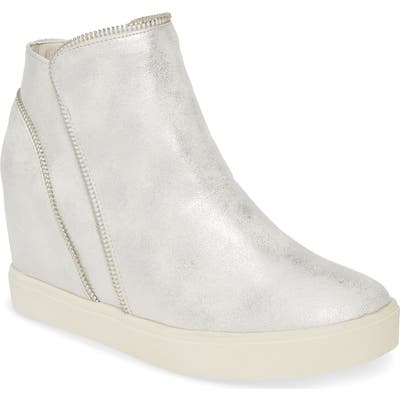 Coconuts By Matisse Venom Wedge Sneaker, Metallic