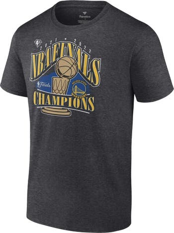 Men's Fanatics Branded Black Golden State Warriors 2022 NBA Finals  Champions Forward Roster Signature T-Shirt