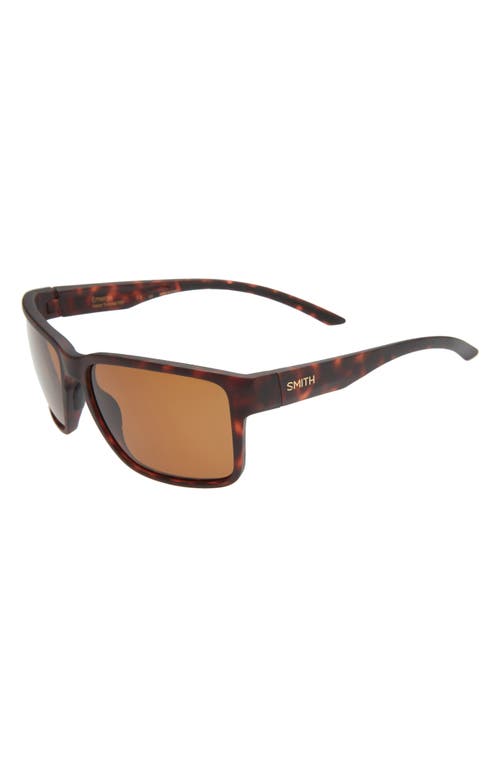 Smith Emerge 60mm Polarized Rectangle Sunglasses In Brown
