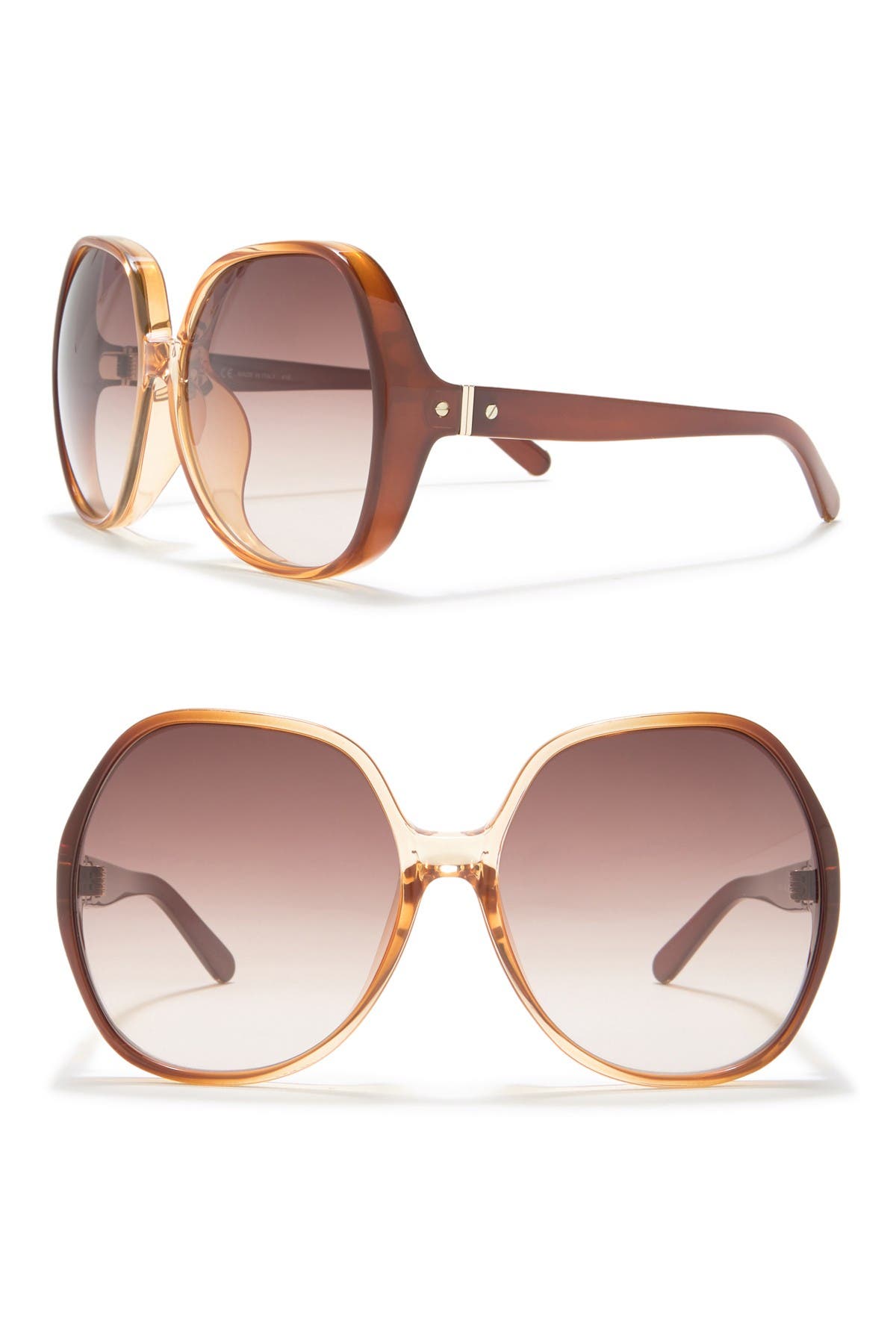 chloe 62mm oversized sunglasses