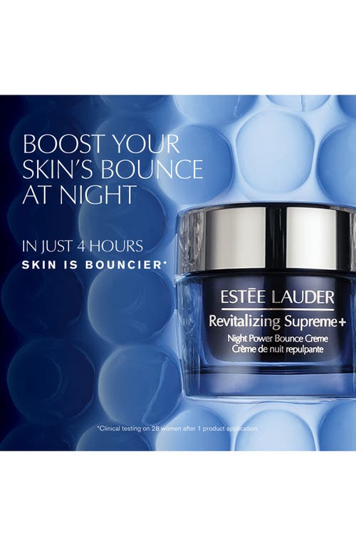 Shop Estée Lauder Revitalizing Supreme+ Night Power Bounce Creme Moisturizer In No Color