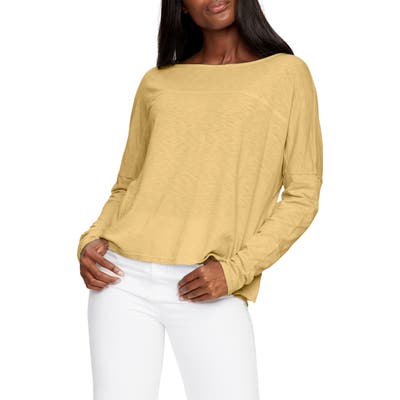 Michael Stars Bria Boat Neck Top, Size One Size - Ivory