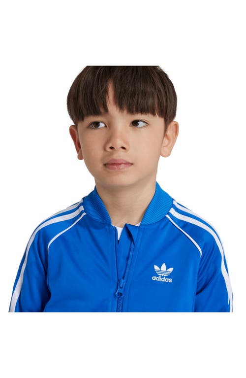 Shop Adidas Originals Adidas Kids' Adicolor Superstar Recycled Polyester Track Jacket & Pants Set In Blue