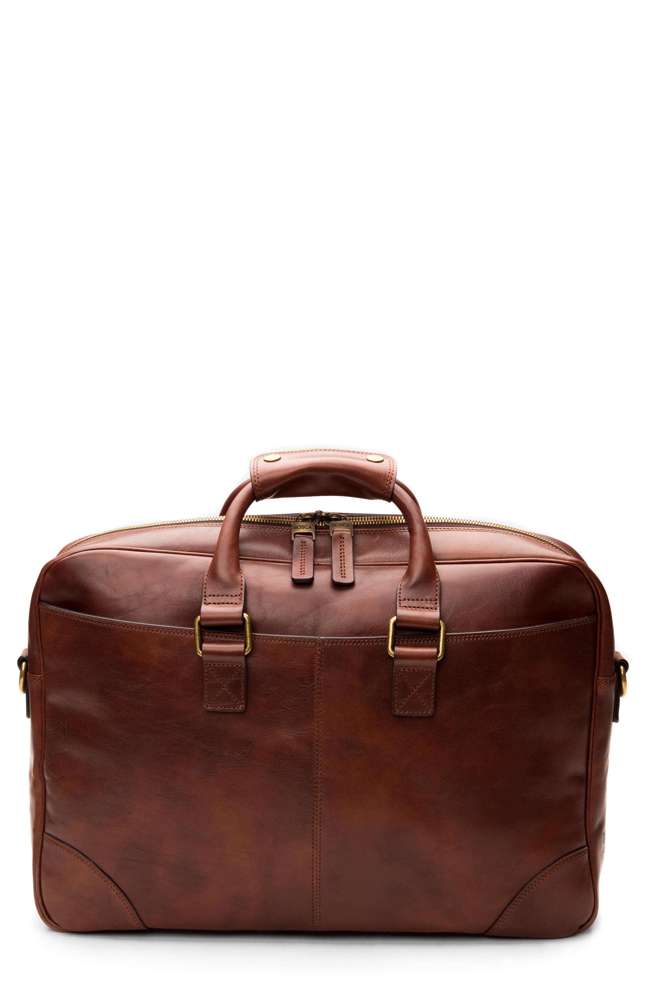 bosca leather briefcase