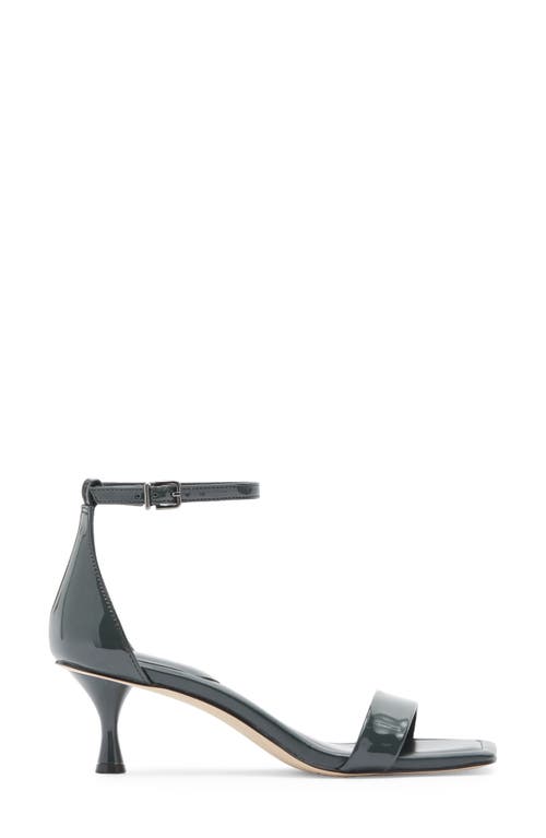 Vince Camuto Vinkely Square Toe Kitten Heel Sandal In Mallard Green