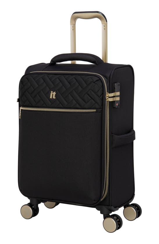 It Luggage Interlace 22" Spinner Suitcase In Black