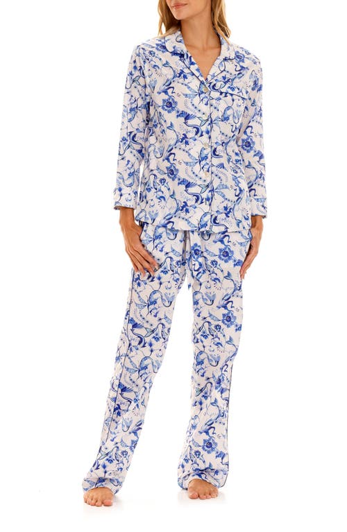 Emma Sirenuse Cotton Pajamas in Blue