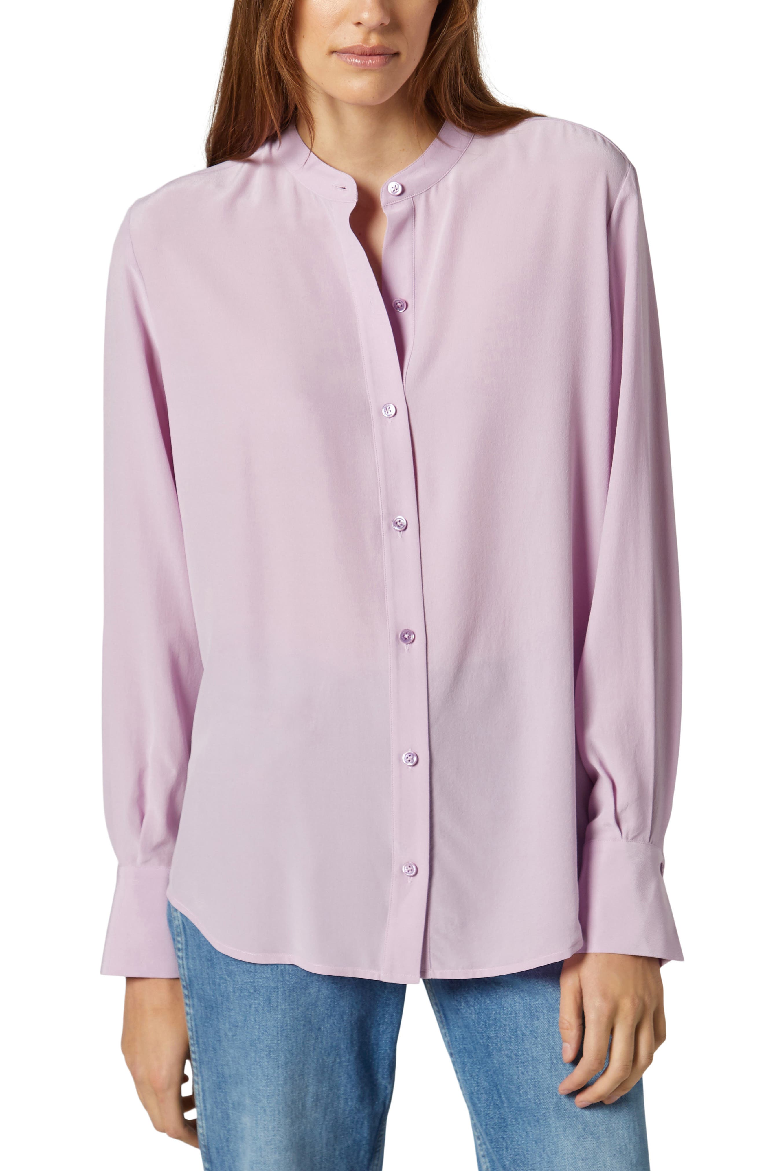 long sleeve silk blouse | Nordstrom