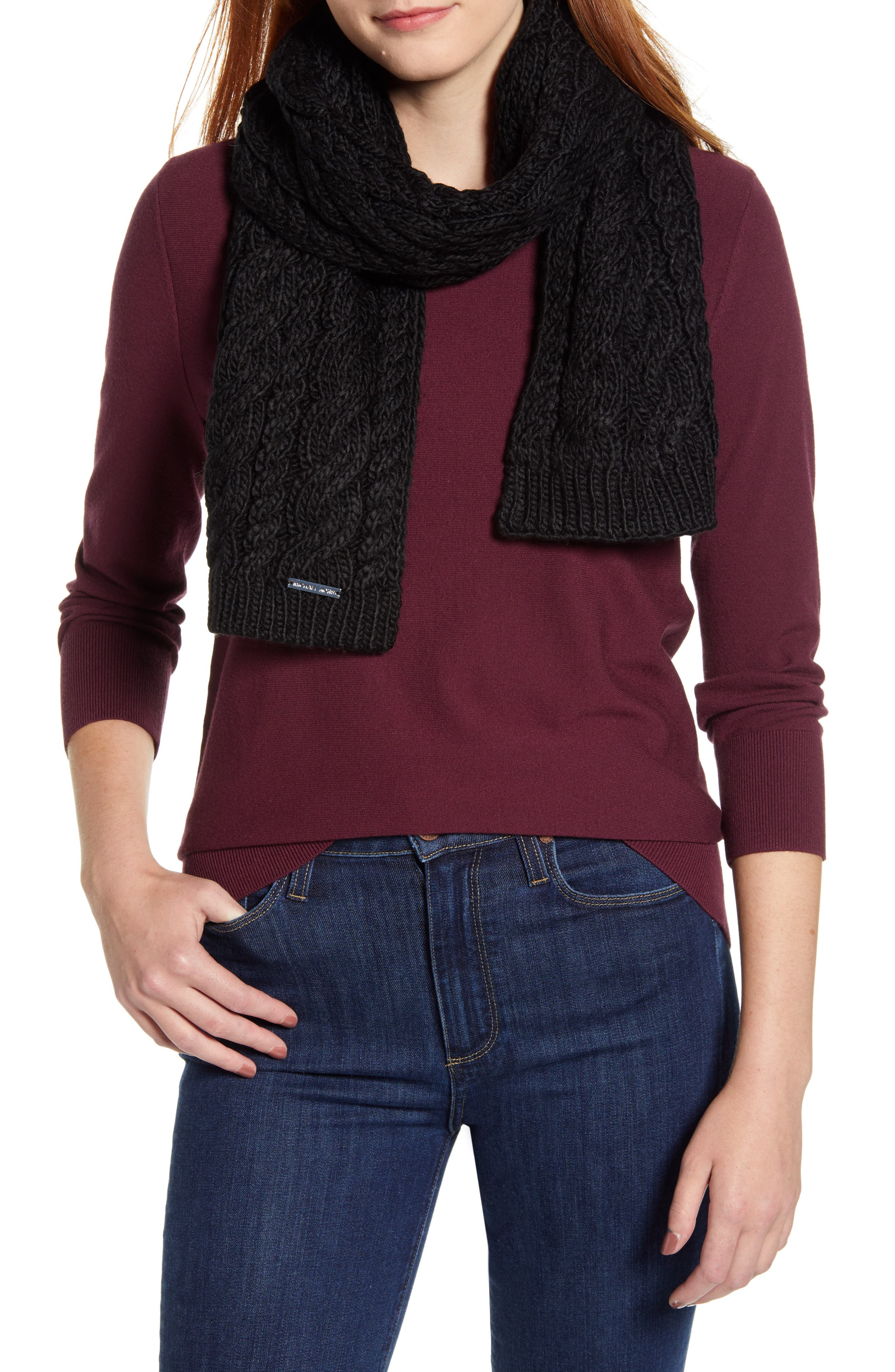 MICHAEL Michael Kors Cable Knit Scarf Nordstrom