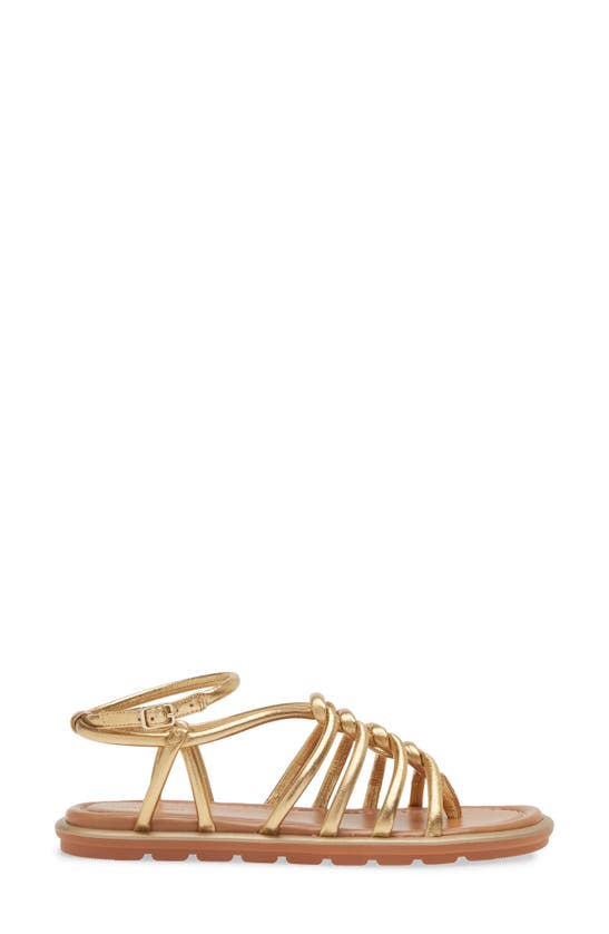 Shop Nordstrom Beatris Ankle Strap Sandal In Gold Metallic