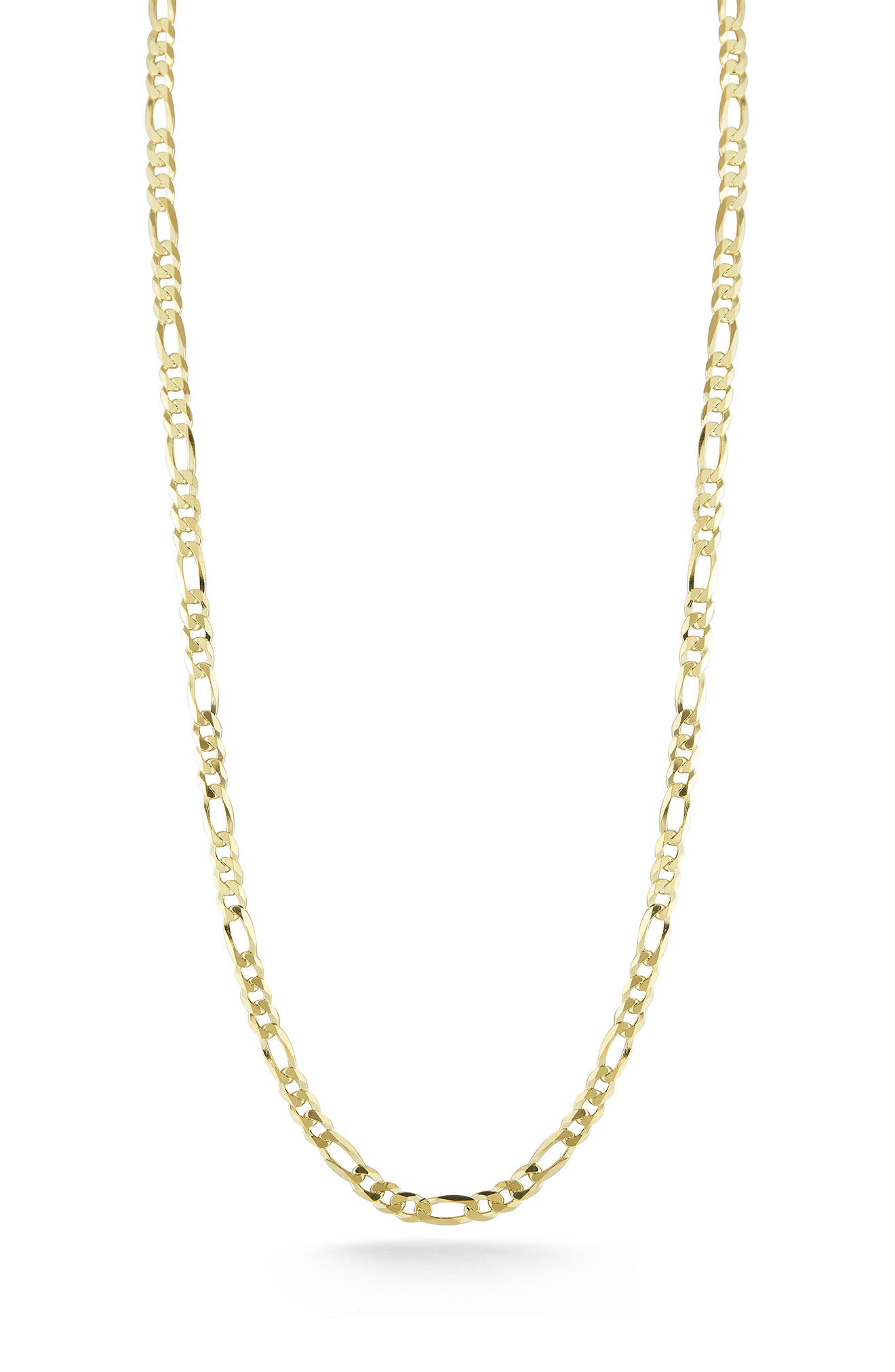 gold vermeil figaro chain