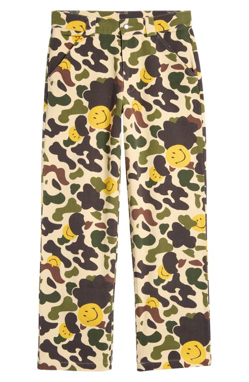 Shop Market Smiley® Camo Cargo Pants In Woodland