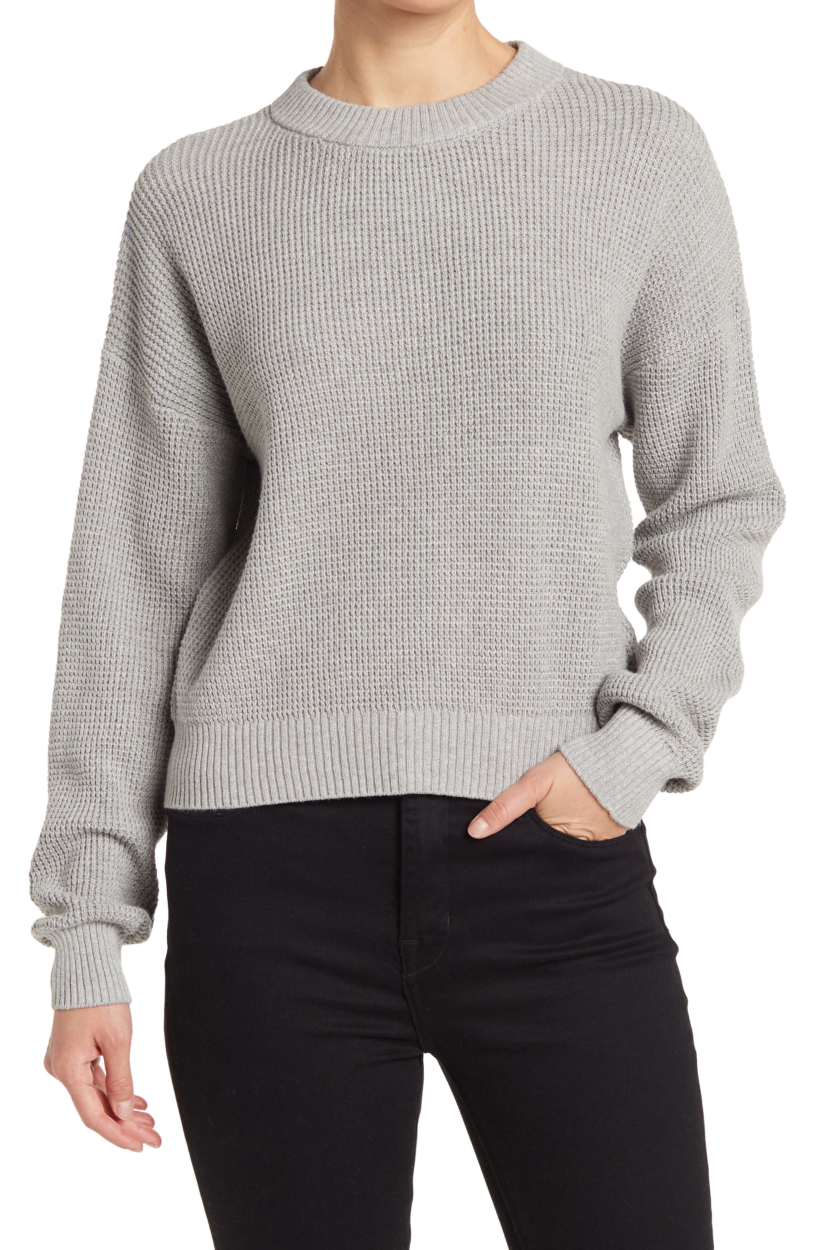 thermal knit sweater