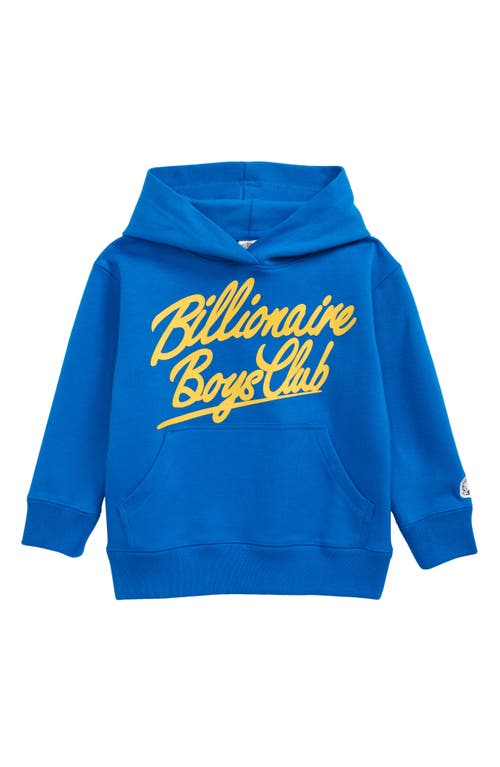 Billionaire Boys Club BB Script Cotton Blend Hoodie in Sky Diver at Nordstrom, Size 7-8Y