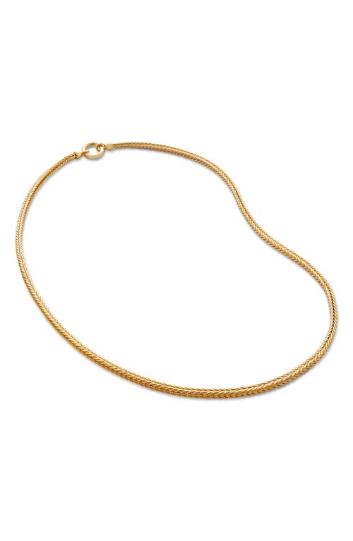 Monica Vinader Juno Chain Necklace In Gold