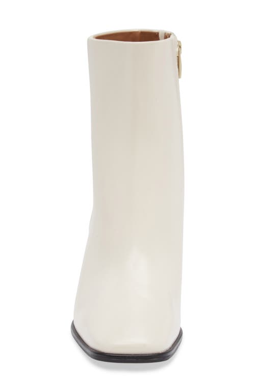 Nordstrom Rack Normandy Block Heel Bootie In Ivory Vanilla