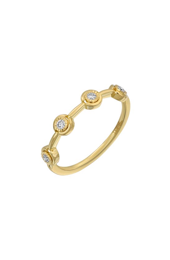 Shop Bony Levy Aviva Stackable Diamond Ring In 18k Yellow Gold