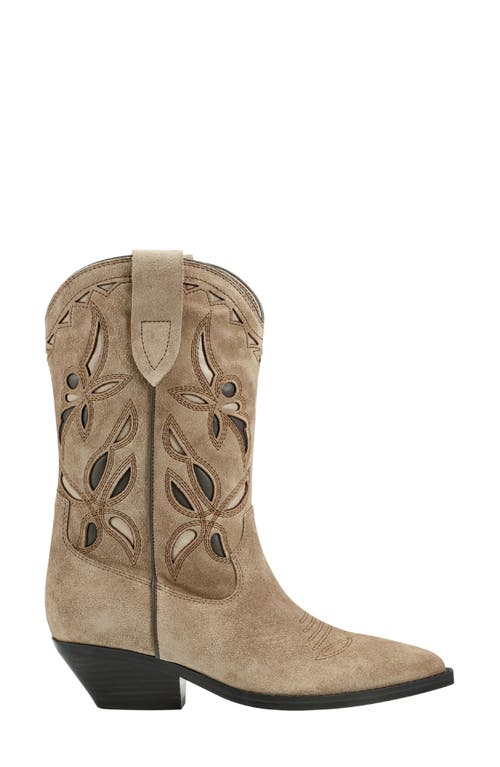 Shop Marc Fisher Ltd Trista Western Boot In Medium Natural 101