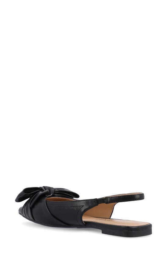 Journee Collection Sabrina Slingback Flat In Black