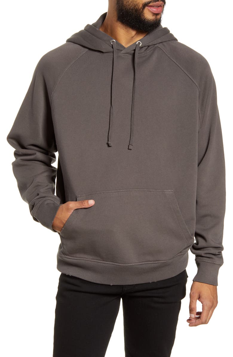 ALLSAINTS Classic Fit Distressed Hooded Sweatshirt | Nordstrom