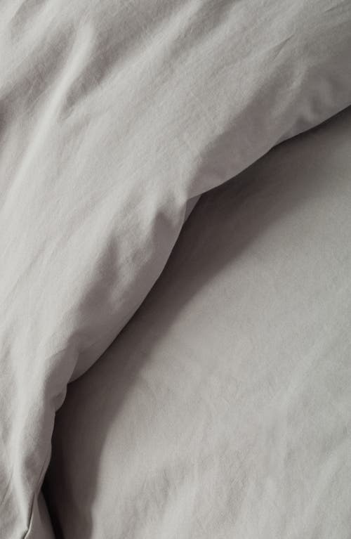 Nordstrom Organic Cotton Percale Duvet & Shams Set In Grey Griffin
