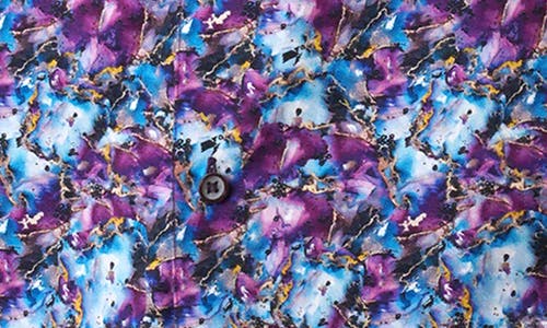 ROBERT GRAHAM ROBERT GRAHAM WITT ABSTRACT PRINT BUTTON-UP SHIRT