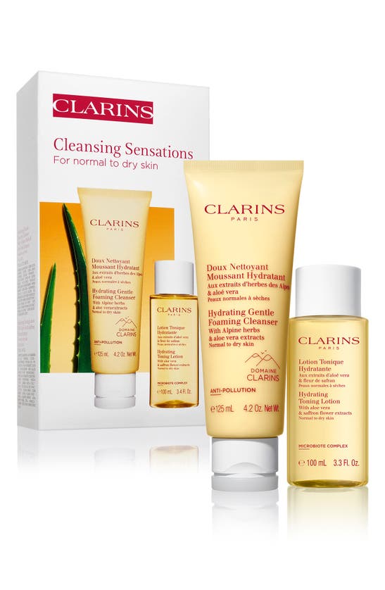 Clarins Hydrating Cleanser Duo (nordstrom Exclusive) Usd $42 Value