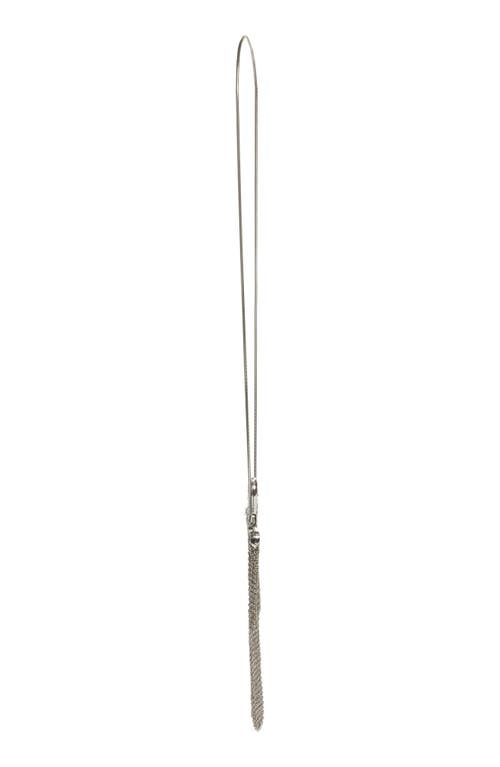 Grace Ling Human Stainless Steel Mesh Bag In Silver