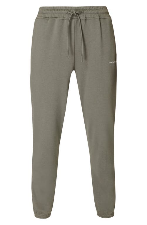 Shop Sweaty Betty Revive Relaxed Joggers In Umbra Green