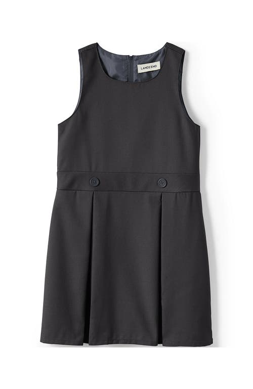 Lands' End Girls Uniform Solid Jumper In Gray