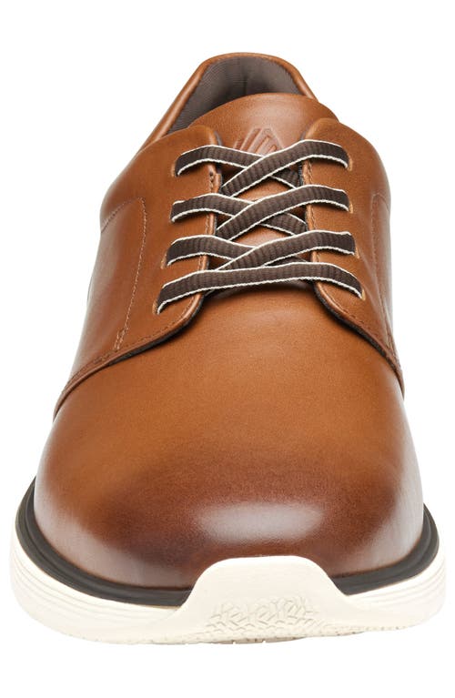 Johnston & Murphy Waterproof Xc4 Prentiss 2 Plain Toe Shoe In Tan Full Grain