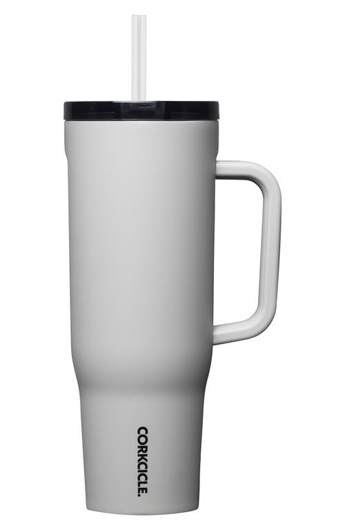 Corkcicle Cruiser 40-ounce Insulated Tumbler With Handle In River Rock