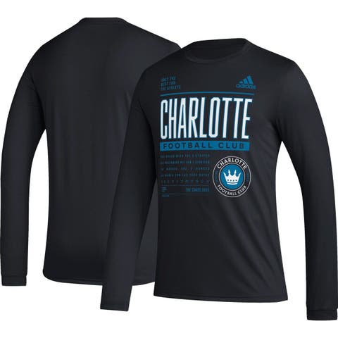 Columbus Blue Jackets Shirt Mens Medium Blue Adidas NHL Hockey Casual  Distressed